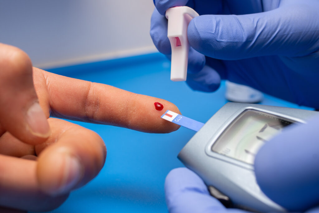 Diabete: controllo della glicemia.